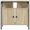 vidaXL Bathroom Sink Cabinet Sonoma oak Engineered wood Medium
