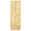 vidaXL Book Cabinet Pine Solid pine wood Medium Book Cabinet