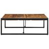 vidaXL Coffee Table Natural Wood and Black