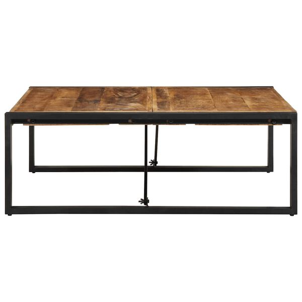 vidaXL Coffee Table Natural Wood and Black