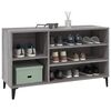 vidaXL Shoe Cabinet Grey Sonoma Engineered wood Medium Shoe Cabinet