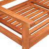 vidaXL Bench Natural wood Solid eucalyptus wood 47.2 in long Durable