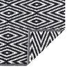 vidaXL Outdoor Rug ARAKIL Black and white 118.1" x 157.5" PP
