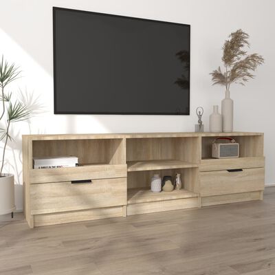 Deens Van streek Indringing vidaXL TV Cabinet Sonoma Oak 59.1"x13.2"x17.7" Engineered Wood | vidaXL.com