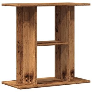 vidaXL Aquarium Stand Old Wood Engineered wood Medium Aquarium Stand
