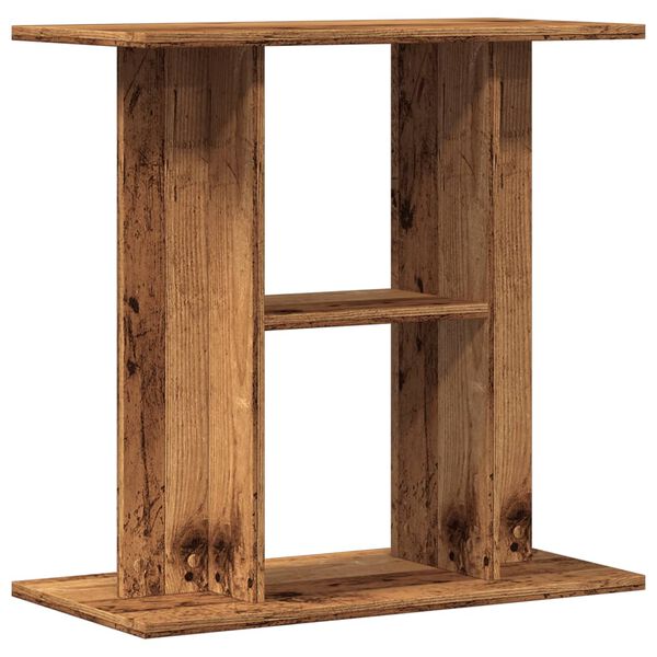 vidaXL Aquarium Stand Old Wood Engineered wood Medium Aquarium Stand