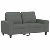 vidaXL Sofa Set Dark Grey Fabric (100% polyester), metal, textilene, plywood