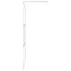 vidaXL Walk-in Shower Wall ESG Glass with Stone Design 45.3x76.8"
