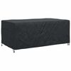 vidaXL Furniture Cover Plain Black 94.49 x 43.31 x 27.56 in 210D