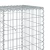 vidaXL Gabion Basket Silver Galvanized Iron 39.4 x 19.7 x 39.4 in