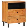 vidaXL Bedside Cabinet Natural wood Solid acacia wood