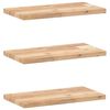 vidaXL Floating Shelves 3 pcs 15.7x7.9x0.8" Untreated Solid Wood Acacia