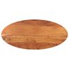 vidaXL Table Top 39.4"x19.7"x1.5" Oval Solid Wood Acacia