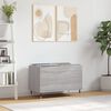 vidaXL Record Cabinet Grey Sonoma Engineered wood, iron Medium