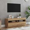 vidaXL TV Cabinet Artisan Oak Engineered wood 39.4 in x 13.8 in x 15.7 in