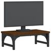 vidaXL Monitor Stand Brown Oak 14.6x9.1x5.5" Engineered Wood