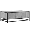 vidaXL Coffee Table Grey Sonoma Engineered wood and metal