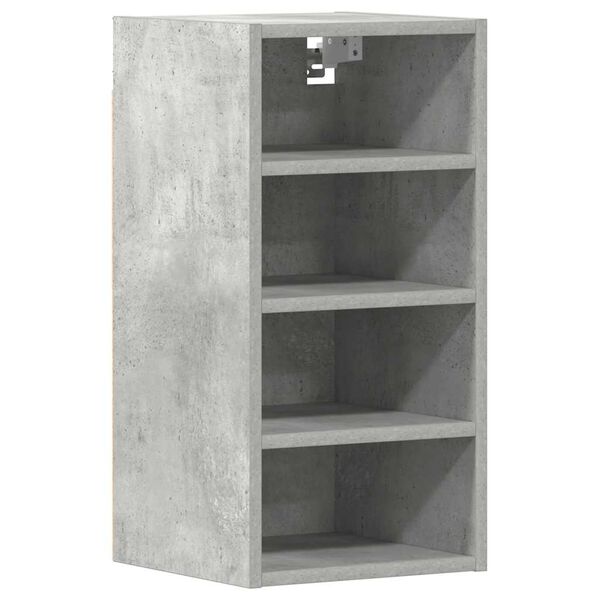 vidaXL Hanging Cabinet Concrete grey Engineered wood 11.8x11.6x23.6 in