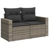 vidaXL Garden Sofa Set Grey