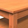 vidaXL Coffee Table Wax brown Solid pine wood Medium Coffee Table