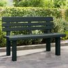 vidaXL Garden Bench Green Polypropylene 43.3 x 20.5 x 28.0 in Durable