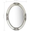 vidaXL Wall Mirror Silver Wood, glass, engineered wood Medium