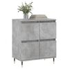 vidaXL Sideboard Concrete grey Engineered wood Medium Sideboard