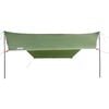 vidaXL Camping Tarp Green 169.3x149.6x82.7" Waterproof