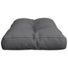 vidaXL Pallet Cushion Anthracite 100% polyester 27.6 x 15.7 x 4.7 in