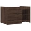 vidaXL Coffee Table Brown oak Engineered wood Medium Coffee Table