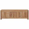 vidaXL TV Cabinet Natural wood color Solid teak wood 45.3 x 11.8 x 15.7 in