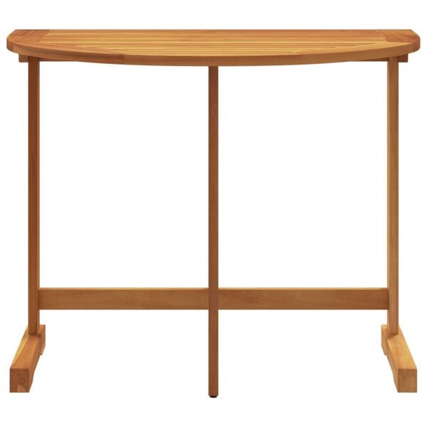 vidaXL Garden Dining Set Natural wood Solid acacia wood 3-piece set