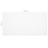 vidaXL Table Protector Transparent PVC 47.2 x 23.6 in
