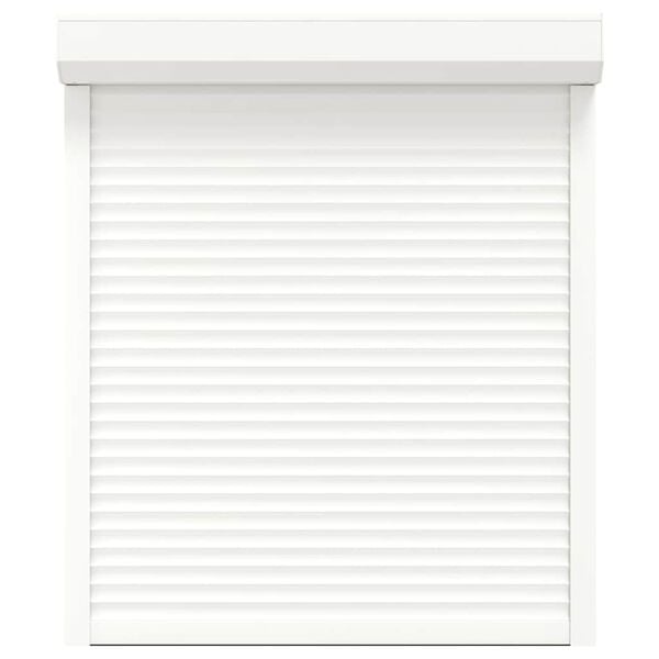 vidaXL Roller Shutter Aluminium 43.3x51.2" White