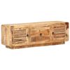 vidaXL TV Cabinet Natural wood tones Rough mango wood Standard