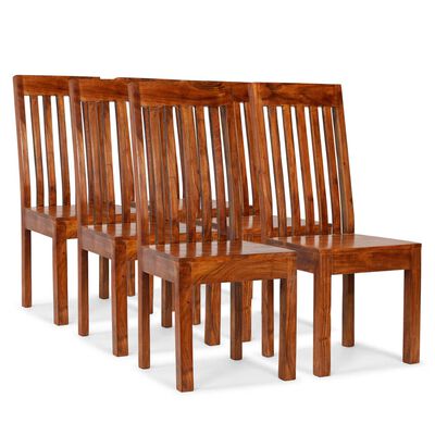 Vidaxl Dining Chairs 6 Pcs Solid Wood, Modern Wooden Dining Chair Design