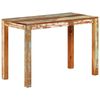 vidaXL Dining Table Colorful Reclaimed wood 43.3 x 21.7 in Nice Design