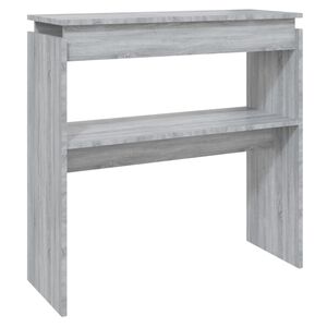 vidaXL Console Table Grey Sonoma Engineered Wood 31.5x11.8x31.5 in