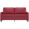 vidaXL 2-seater Sofa Wine Red