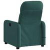 vidaXL Electric Massage Recliner Chair Dark Green Polyester, Metal, Plywood