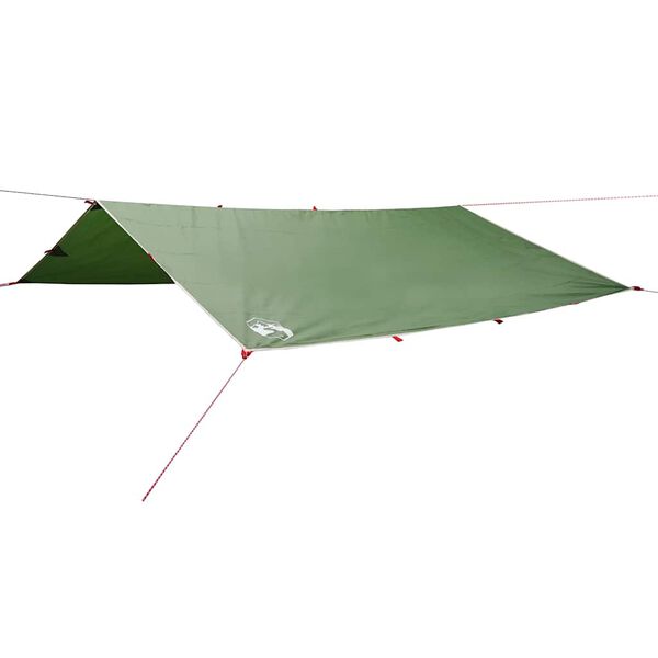 vidaXL Camping Tarp Green 196.9x115.7" Waterproof
