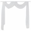 vidaXL Sheer Voile Drape 55.1 x 236.2" White