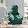 vidaXL Electric Stand Up Massage Recliner Chair Dark Green