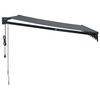 vidaXL Automatic Retractable Awning Anthracite 9.8x8.2'