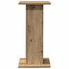 vidaXL Speaker Stands 2 pcs Artisian Oak 11.8x11.8x23.6" Engineered Wood