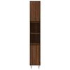 vidaXL Bathroom Furniture Set Brown oak Engineered wood, metal Medium