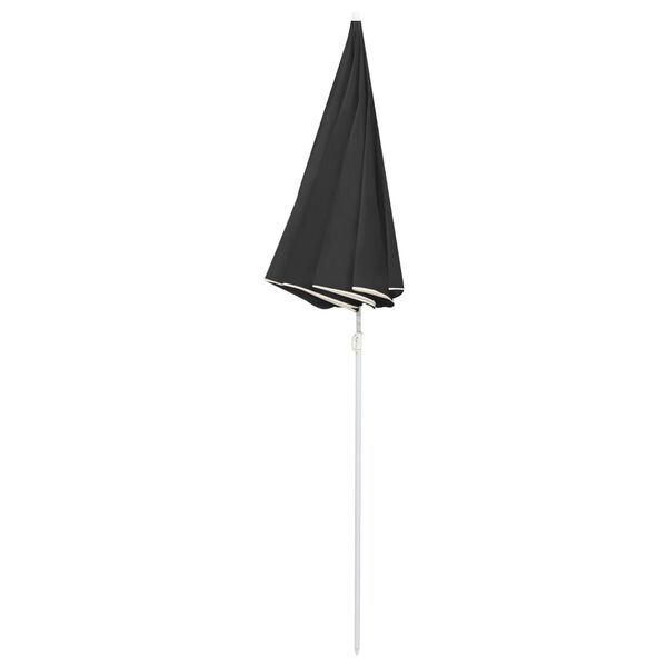 vidaXL Garden Parasol Anthracite Polyester, Steel 71 in Foldable