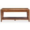 vidaXL Coffee Table Solid Wood 34.6"x19.7"x15"