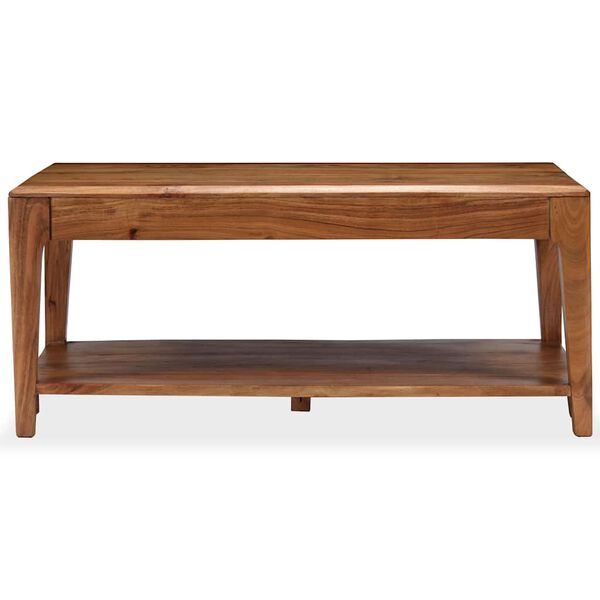 vidaXL Coffee Table Solid Wood 34.6"x19.7"x15"