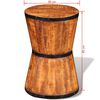 vidaXL Stool Variations of Brown Rough mango wood Medium